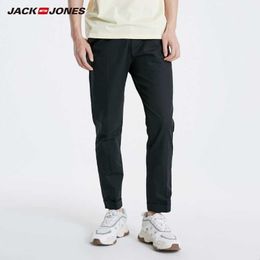 JackJones homme cheville-longueur coton lin tissu pantalon décontracté basique pantalon 219114542 X0615