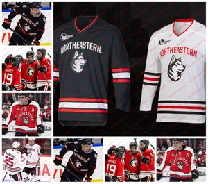 Jackson Dorrington Matt Choupani Maillot Huskies personnalisé 10 Patrick Dawson 11 Gunnarwolfe Fontaine Maillots de hockey du nord-est