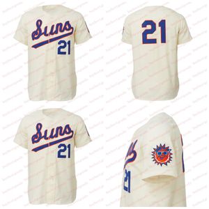 Jacksonville Suns 1966 maillot domicile maillot personnalisé n'importe quel nom numéro Ed