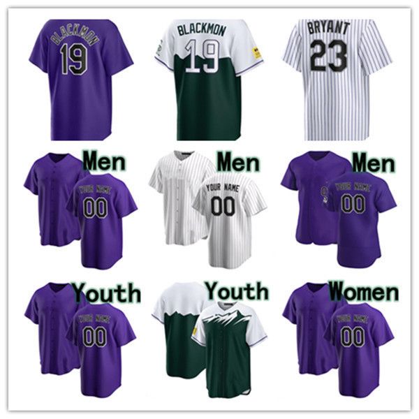 Jacob Stallings Michael Toglia Jake Bird Dakota Hudson Tyler Kinley Justin Lawrence Anthony Molina Alan Trejo Ryan McMahon Charlie Blackmon Baseball Jersey Youth