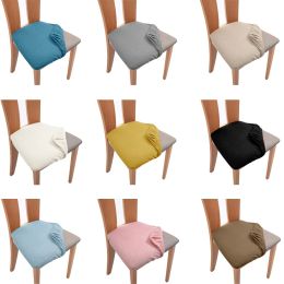Jacquard stoelhoes voor eetkamer elastische kussenhoes zachte stoelhoes ademend beschermend meubilair goedkope hoes voor thuis