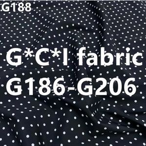 Tissu de chemise de robe jacquard avec lettres anglaises Impression de créateurs européens G186-206