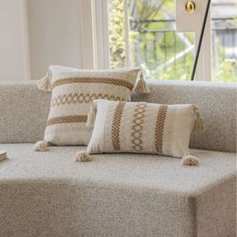 Jacquard Modern Style Cushion Cousch Town Pillow Amiquil Decorativo con pan de almohada de la casa Bohemio para la sala de estar Sofá 240521