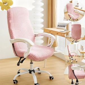 Jacquard Office Chair Covers Stretch Spandex Gaming Chairs Hlebcovers Swivel Computer Chair Sear Protector Cover for Study Room 240521