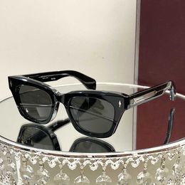 Jacques Geavanceerde versie van Jmm-zonnebril van acetaatvezel met vrouwelijke concave vorm en uv-bestendig Dealan Travel herenbox voor heren Dames 2024 Designer