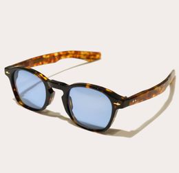 Jacques merk dikke acetaat vierkante Men039s zonnebril Women039s UV400 anti-ultraviolet zonnebril topkwaliteit frame met BL2471845
