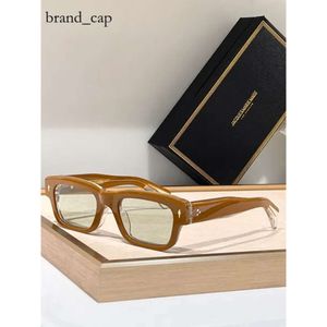 JACQUES MARIE MAG JEFF Lunettes de soleil pour femmes faites à la main avec monture en plaque épaisse lunettes pliables de luxe de qualité lunettes de soleil de créateur pour hommes Saccoche Trapstar 677