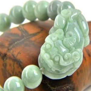 Jade ambachtelijke cadeaus voor mannen en vrouwen geluksgeld lederen armbanden jade bracelet235A