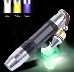 Jade Identification Torch 3 in 1 LEDS Lichtbronnen draagbare toegewijde UV -zaklamp ultraviolet edelstenen sieraden Amber Money 2117631996