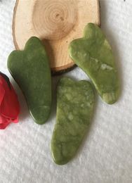 Herramienta de masaje de jade Guasha Board Gua Sha Facial Tratamiento facial Jade Stone raspado Cuidado de la herramienta saludable RRA26318661500