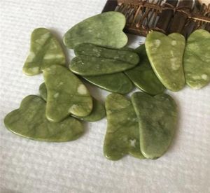 Outil de massage de jade guasha bosses gua sha sha traitement facial naturel jade gratte de gratte de gratte