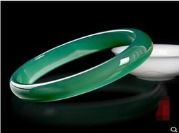 Bracelet médullaire en jade vert Yang de type glace en jadéite, agate verte, 3089500