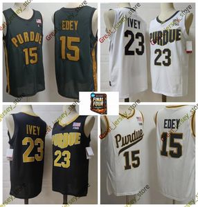 Jaden Ivey Purdue Basketball Jersey Zach Edey Purdue Boilermakers Charcoal 50th Anniversary Jerseys Mens cousu 2024 Final Four Women Youth