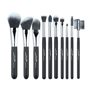 JAF Modieuze 10 Stuks Cosmetische Make-up Borstel Set Professionele Soft Taklon Fiber Make Up Borstels Tool Kit J10NNS