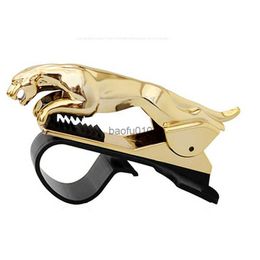 Jaguar Cheetah HUD, soporte para teléfono para salpicadero de coche, soporte GPS para teléfono móvil de leopardo, soporte de Clip ajustable de montaje de 360 grados, accesorios L230619