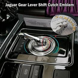 Jaguar Panther Luipaard Badge Embleem Versnellingspook Shift Cutch Sticker Sticker Voor XF XFL XFR XJ XJ6 XK S F TYPE Car301U