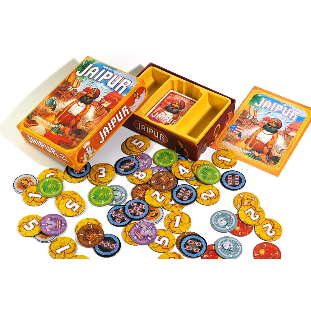 Jaipur Strategy Game Card Family Gra planszowa dla rodzic-dziecko Portable Dwuplayer Trading Game Prezent Świąteczny dla dzieci dla dzieci