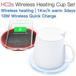JAKCOM HC2S Wireless Heating Cup Set Nieuw product van Wireless Chargers als Auto Phone Houder Ladestation Carregador Carro