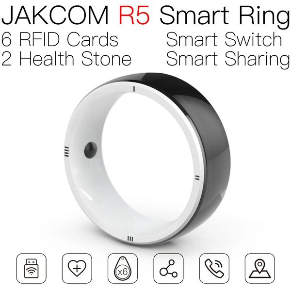 JAKCOM R5 SMART RING EST Intelligent Wearable Device 6RFID CARTES 128 Go Wireless Disk Partage NFC Fonctions pour iPhone Android 240423