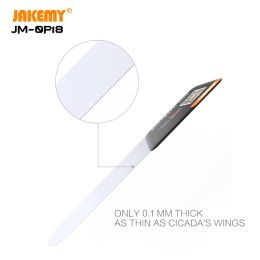 Jakemy 0,1 mm Ultra Thin Pry Opening Carte for Mobile Phone Curbe Curved Disassemble Repair Tools