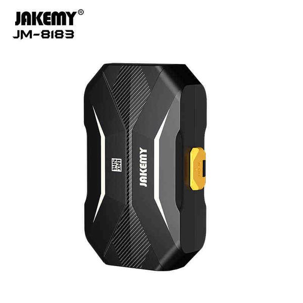 JAKEMY JM-8183 jeu de tournevis de précision tournevis magnétique embouts CR-V pour téléphone portable ordinateur tablette réparation outils à main H22051238c