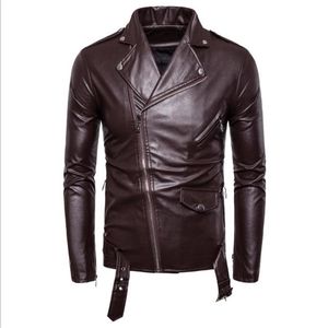 Herenbont Faux Jaket Mannen Chaqueta Cuero Hombre Veste Cuir Homme Erkek Deri Mont Jaqueta de Couro Masculino Chaquetas Jas Moto Mink Blouso