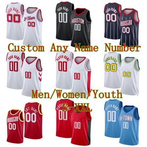 Jalen Green Basketball Jerseys Alpen Sengun Abari Smith Cam Whitmore Elke naam AnyBr 2023/24 Fans City Jerseys Men Youth Women S-XXL