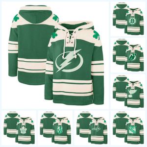 Jam 2024 St. Patrick's Day pullover hoodie jersey aangepaste naam elk nummer heren damesjongeren ed hoodies sporttrui