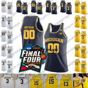 Jam Aangepaste Michigan Woerines #0 David Dejulius 5 Adrien Nunez 21 Franz Wagner 23 Brandon Johns Jr. Men Youth Kid Basketball Jersey 4xl