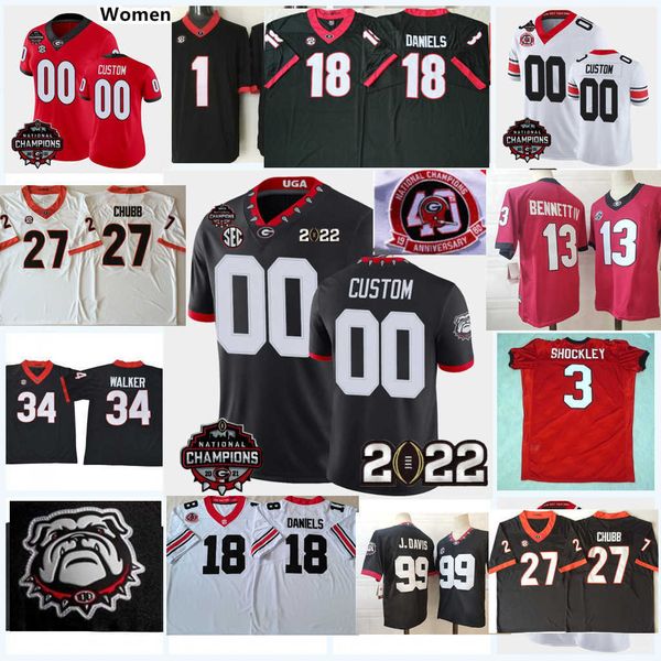 Jam Georgia Bulldogs Football Jersey Adonai Mitchell Kendall Milton Brock Bowers Dominick Blaylock Tate Ratledge Lewis Cine Marcus