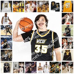 Jam NCAA VCU Cousu College Basketball Jersey 10 Domonic Jones 5 Jesse Dark 4 Justin Tillman 15 Juvonte Reddic 1 JeQuan Lewis 10 Darius Theus