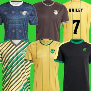 Maillots de football Jamaïque 2024 24 25 Équipe nationale de football Collection Jamaïque 2024 T-shirt Bailey ANTONIO REID Nicholson maillot d'entraînement à domicile Maillot Jamaïque