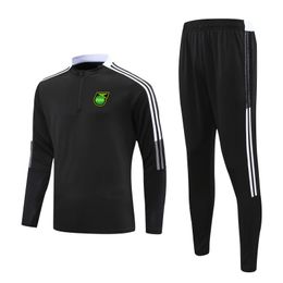 Jamaica National Football Team Soccer Trait de chándal para adultos Traje de entrenamiento de fútbol Traje de pista Trajes para niños Running Sets Logotipo Personalización