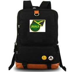 JAMAMICA BACKPACK RAPIDE COUNTRAL ÉQUIPE ÉCHECLE BADGE DE FOOTBALLAGE PACK PACKAGE RUCKSACK SPORT École de scolarité Daypack de l'extérieur1686736