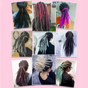 Jamaïque tresse en paquets DREADLOCKS extensions de cheveux cadeaux de Noël 22 pouces cheveux tressés synthétiques tresses au crochet synthétique DREADS travail manuel