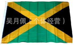 Drapeau de la Jamaïque, bannière en Polyester, 3 pieds x 5 pieds, volant 150, 90cm, drapeau personnalisé partout dans le monde, extérieur, 1288041