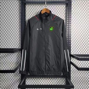 Chaqueta cortavientos de Jamaica para hombre, jerséis con cremallera completa, cazadora con cuello levantado, abrigo deportivo de moda para hombre