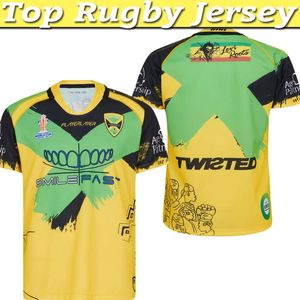 Jamaica rugbyshirts internationale competitie uniforme shirts van topkwaliteit