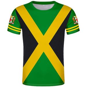 JAMAÏQUE t-shirt bricolage sur mesure nom numéro confiture t-shirt drapeau de la nation jm pays jamaïcain collège imprimer po logo 0 vêtements 3031