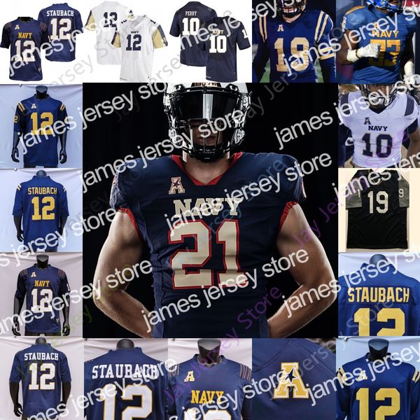 James 2021 Navy Midshipmen Football Jersey NCAA College Jacob Springer Roger Staubach Keenan Reynolds Malcolm Perry Nelson Smith CJ Williams Maloy