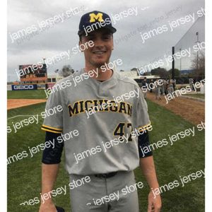 James Baseball Jerseys Michigan Baseball Jersey Harrison Salter Blake Beers Steven Hajjar Jacob Denner Isaiah Paige Benjamin Keizer Cameron Weston Angelo Smith