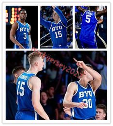 James Basketball BYU Cougars Basketball Jersey Custom Stitched Youth Tanner Hayhurst Dallin Hall Nate Webb Fousseyni Traore Jared McGregor Hao Dong
