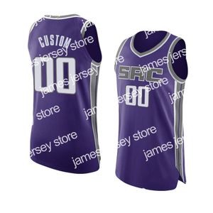 James James Custom Authentic Player Version Maillots de basket cousus 5 Fox 40 Barnes 10 Sabonis 22 Holmes 15 Mitchell 3 Davis 25 Len 9 Holiday 41