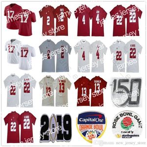 James NCAA 150E Alabama Crimson Tide College Football Wear 13 Tua Tagovailoa 4 Jerry Jeudy 22 Najee Harris Jalen Hurts Ridley 17 241n