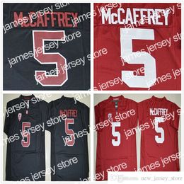 James NCAA Discount Stanford Cardinal College Football Wear Maillots 5 Christian McCaffrey Jersey Home Road Rouge Noir Envoi rapide gratuit