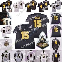 James Purdue Boilermakers Football Jersey NCAA College Drew Brees Jack Plummer David Bell George Karlaftis Rondale Moore Zander Horvath Payne