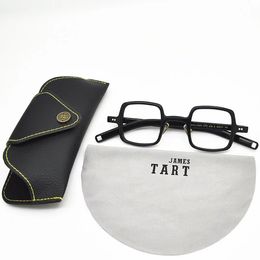 James Tart 208 Optische Brillen voor Unisex Retro-stijl Anti-Blue Light Lens Plate Square en Round Full Frame met doos