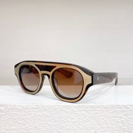 James Tart 600 zonnebrillen voor mannen vrouwen zomer designer stijl anti-ultraviolet retroplaat vol frame willekeurige doos