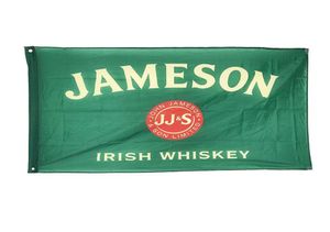 Jameson Irish Whisky Flag Banner 3x5 voet man Cave Party Garden House Outdoor Fast 6201724