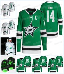 Jamie Benn Stars 202122 Maillot de hockey Tyler Seguin Blake Comeau Roope Hintz Joel Kiviranta Miro Heiskanen John Klingberg Anton Kh8650184